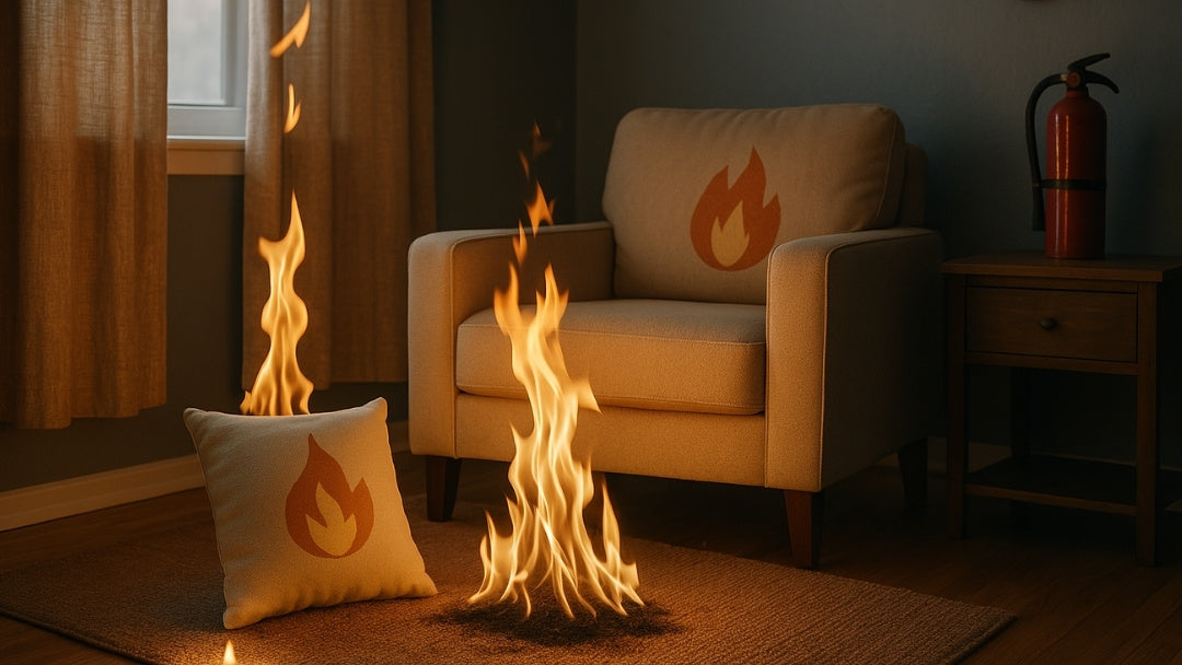 Les matériaux les plus inflammables dans une maison et comment s’en protéger