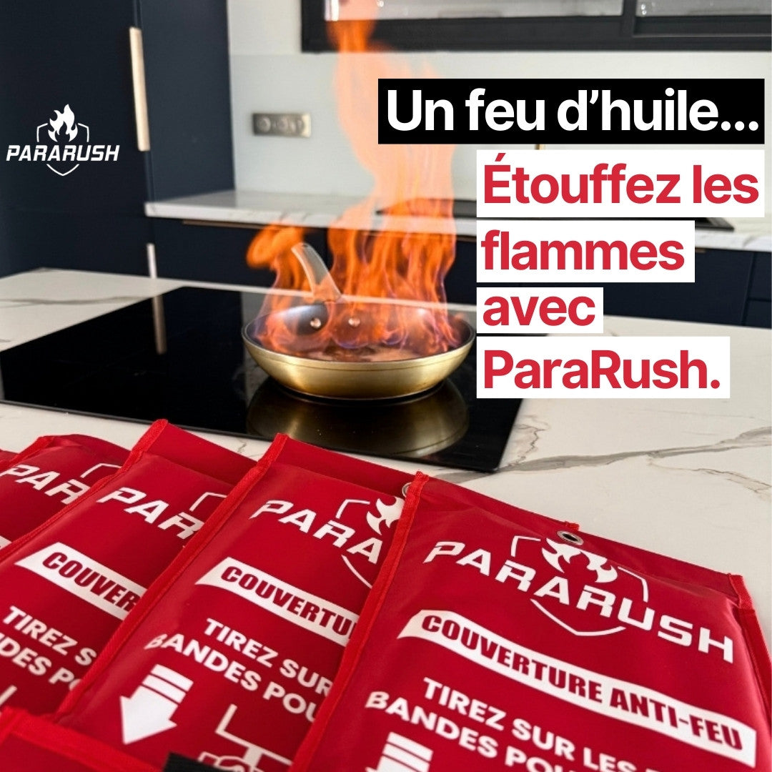Couverture Anti-Feu ParaRush® – Éteignez un départ de feu en 2 secondes