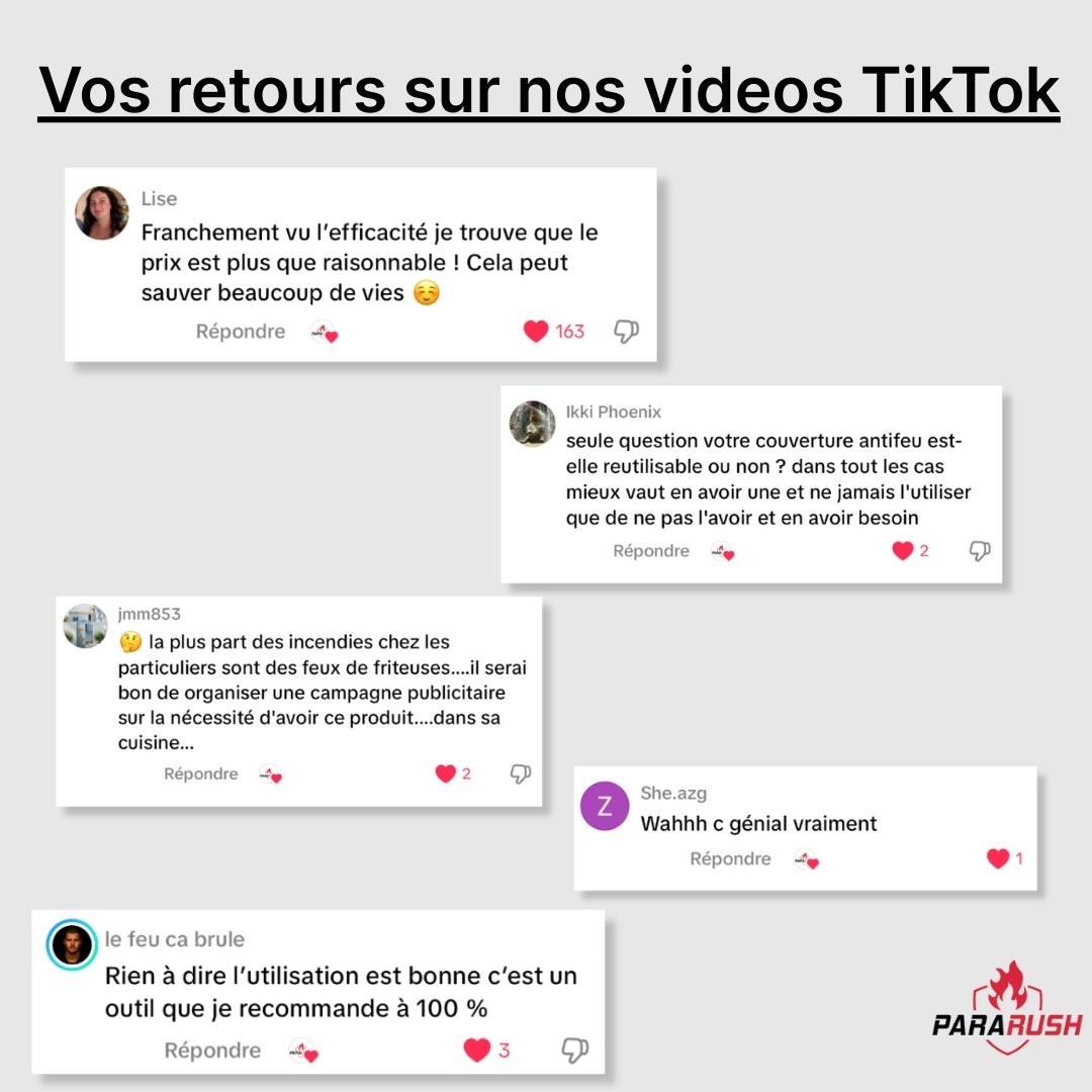 Couverture Anti-Feu ParaRush