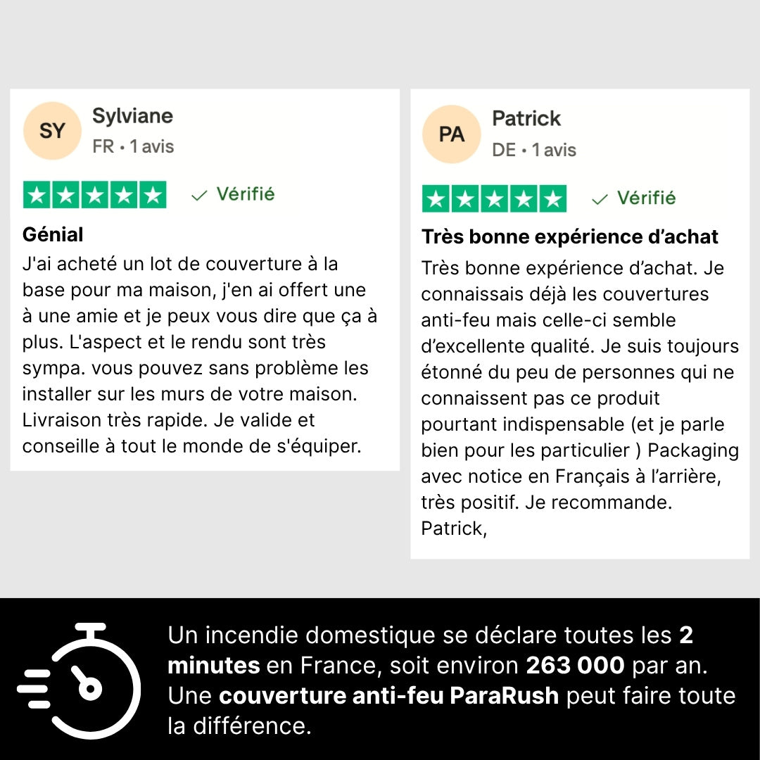 Couverture Anti-Feu ParaRush